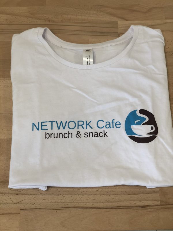 Dámske tričko NETWORK Cafe, biele - 1